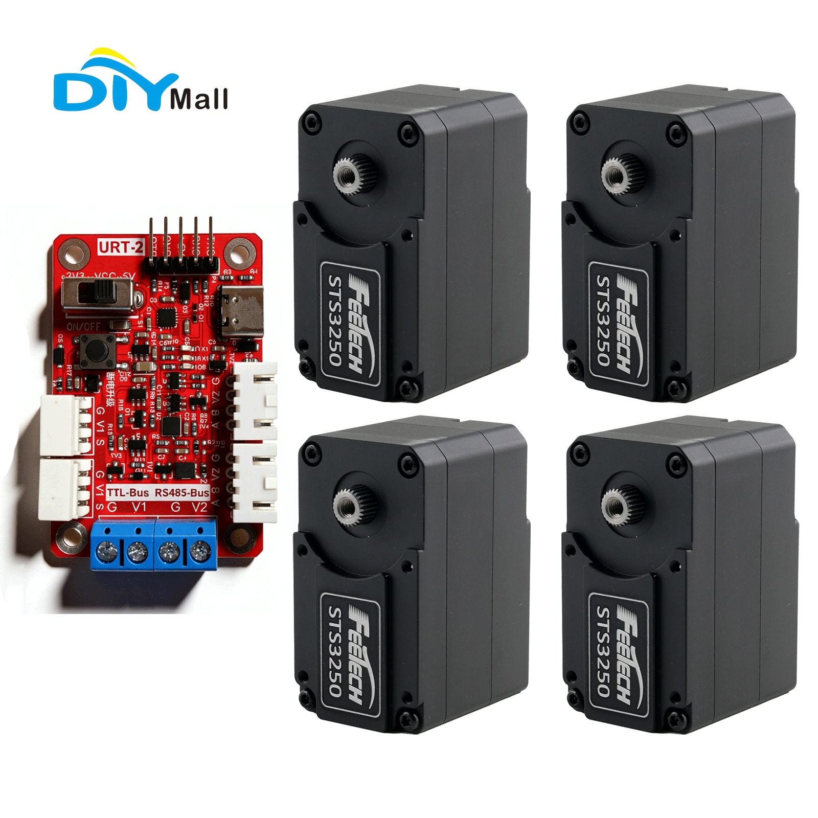 Robot Arm Motor - Moteur sans noyau Feetech STS3250 12V
