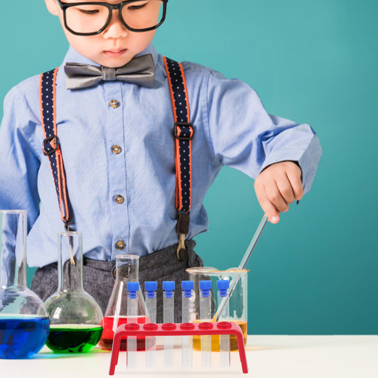 Science Experiment - Ensemble d'expériences scientifiques, 6 pièces, tubes