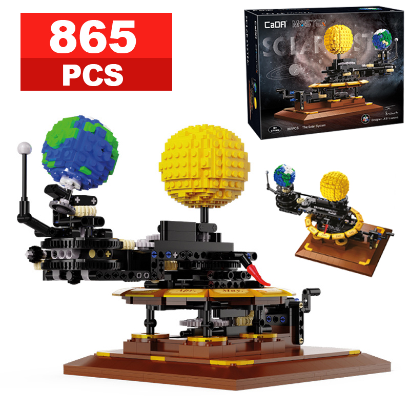 Solar System Orrery - 865 pièces MOC ville système solaire