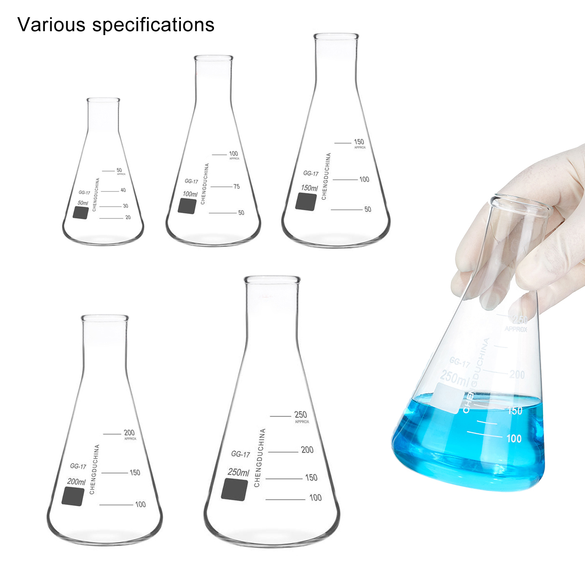 Flacon Erlenmeyer en verre à b - Science Experiment avis et prix