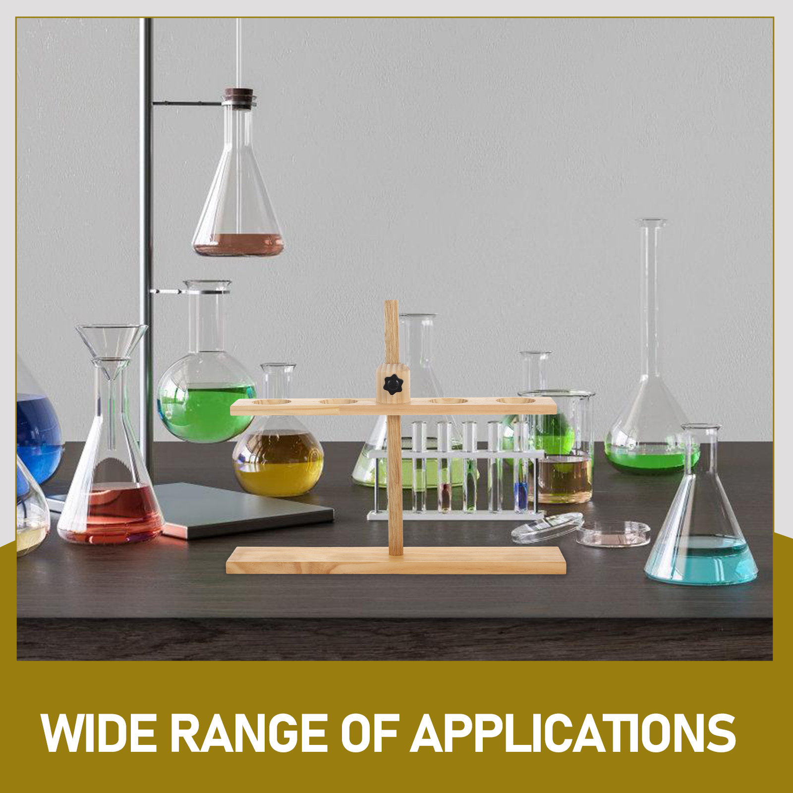 Support en bois à 4 trous pour - Science Experiment avis et prix